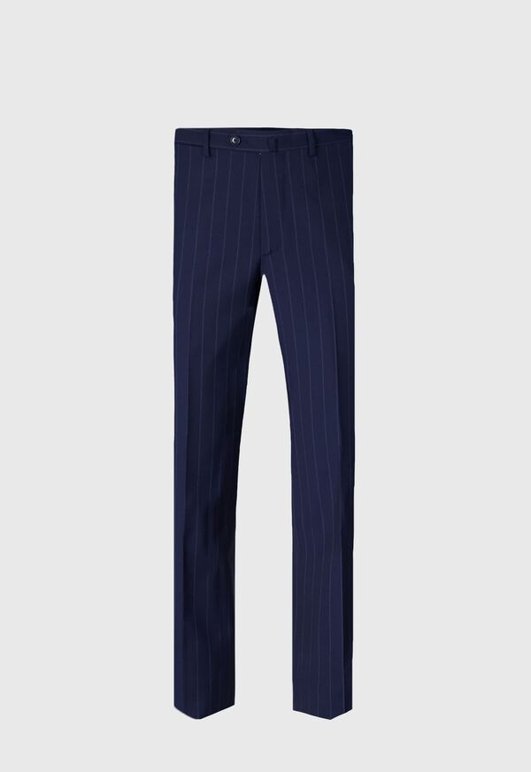 Navy Paul Stuart All Year Wool Stripe | UK_PAUL42151