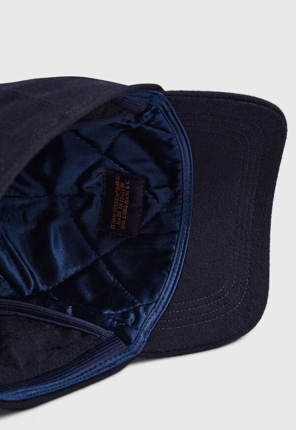 Navy Paul Stuart Baseball Cap with Ear Flaps | UK_PAUL15477