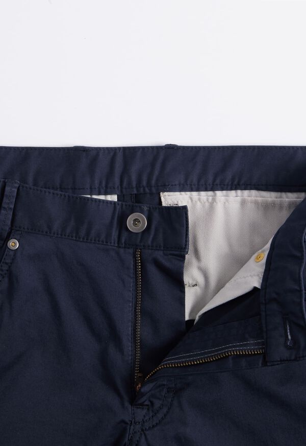 Navy Paul Stuart Cotton Five Pocket | UK_PAUL84175