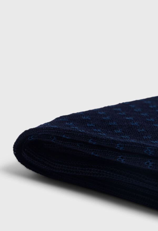 Navy Paul Stuart Cotton Jacquard | UK_PAUL93450