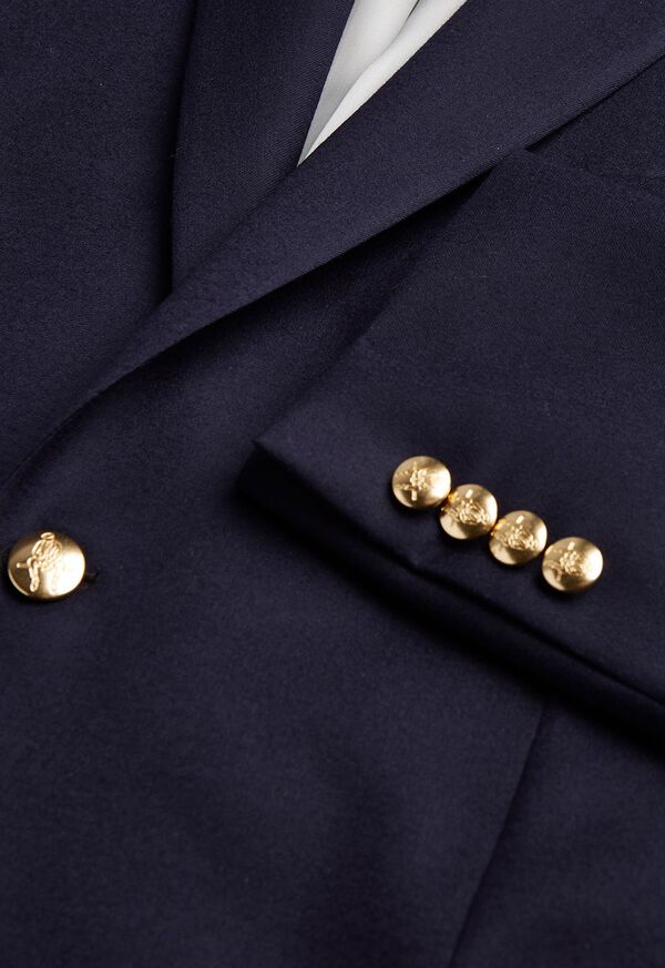 Navy Paul Stuart Doeskin Stuart Blazer | UK_PAUL28644