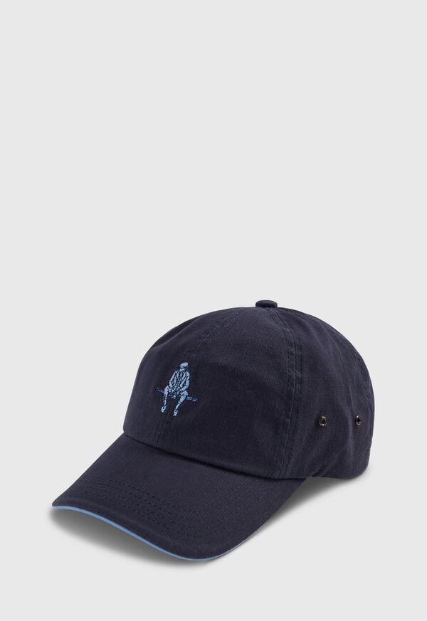 Navy Paul Stuart Logo Baseball Cap | UK_PAUL93669