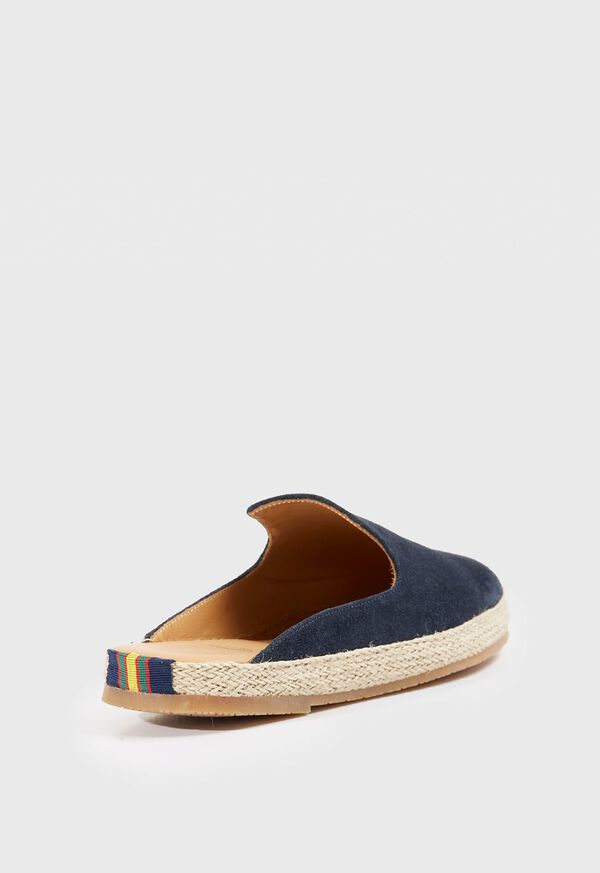 Navy Paul Stuart Miami Suede Espadrille | UK_PAUL10822