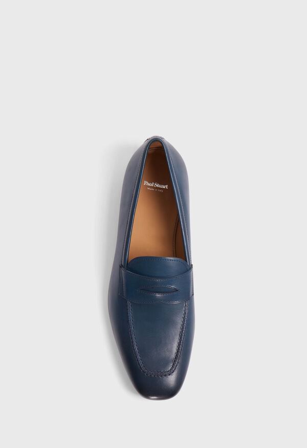 Navy Paul Stuart Penny Leather | UK_PAUL45905