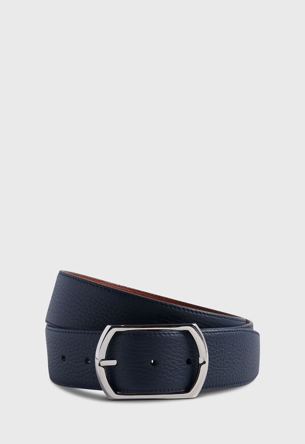 Navy Paul Stuart Reversible Leather | UK_PAUL23771