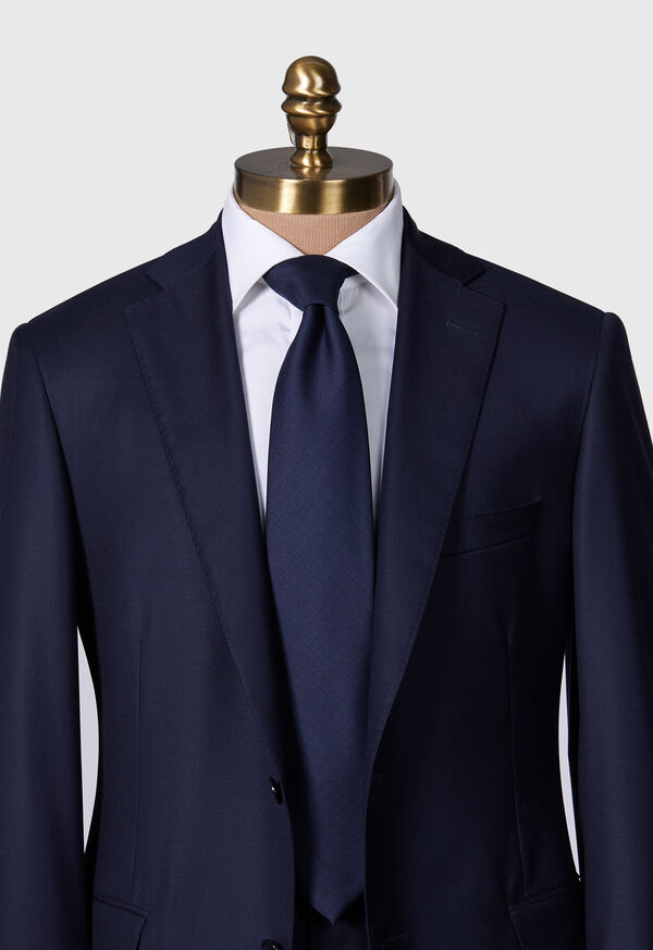 Navy Paul Stuart Solid Wool | UK_PAUL90853