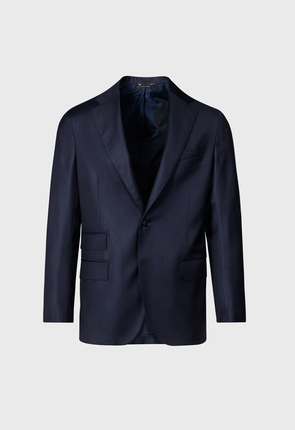 Navy Paul Stuart Super 110s Wool Soft Suit | UK_PAUL35795