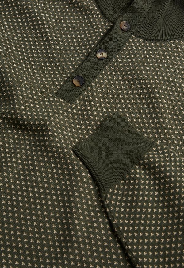 Olive Paul Stuart Button Mock Neck | UK_PAUL14313