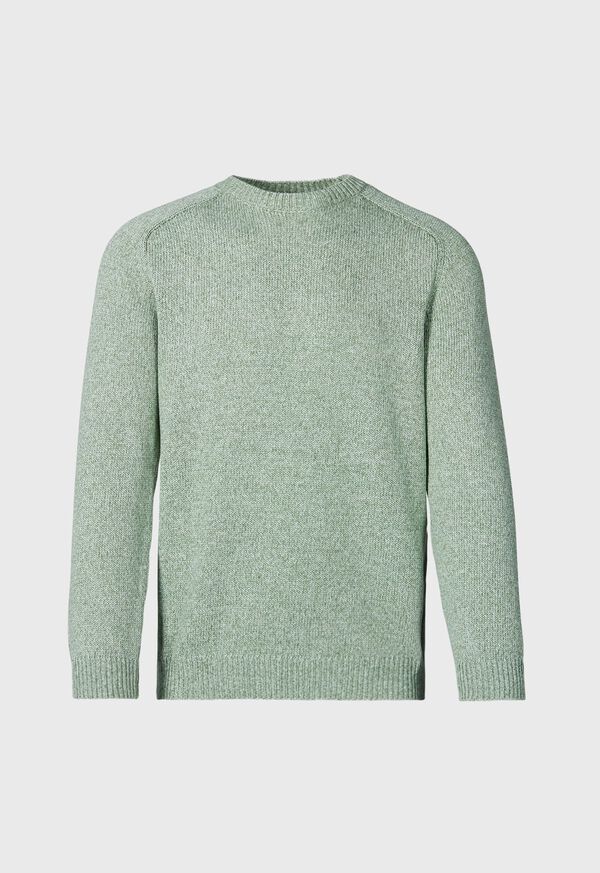 Olive Paul Stuart Cotton Melange Crewneck | UK_PAUL40101