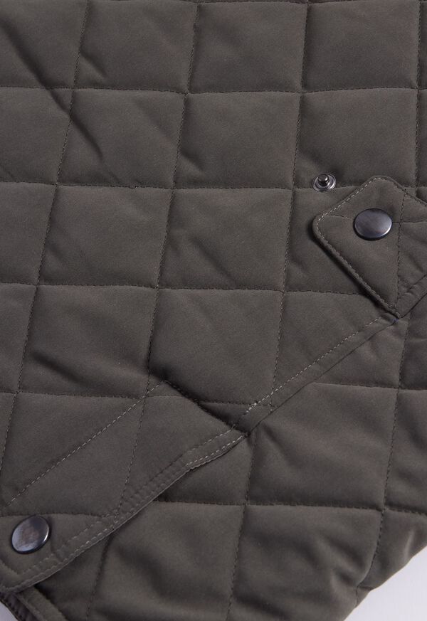 Olive Paul Stuart Diamond Quilted Vest | UK_PAUL10569