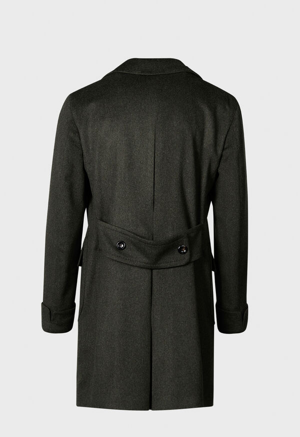 Olive Paul Stuart Double Breasted Military Style Wool Coat | UK_PAUL64590