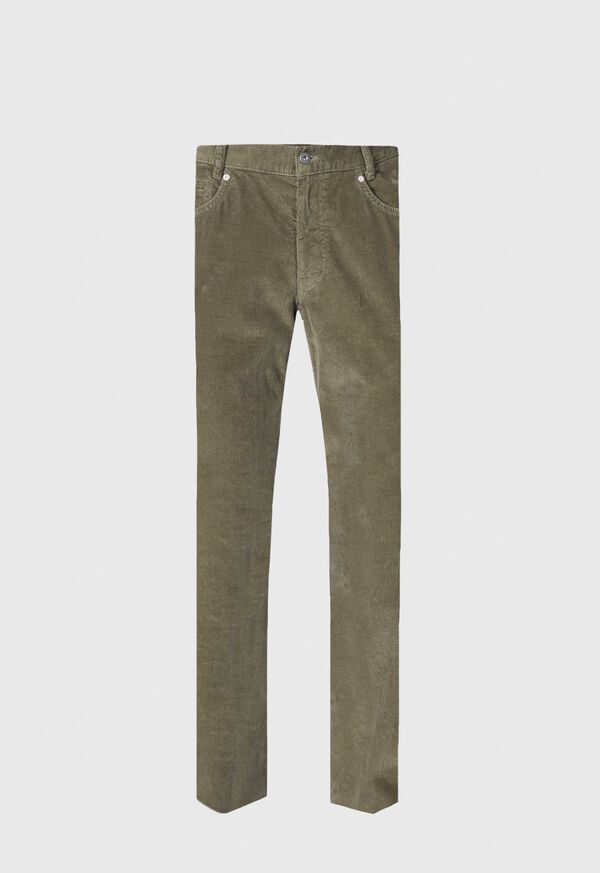 Olive Paul Stuart Five Pocket Corduroy | UK_PAUL53736