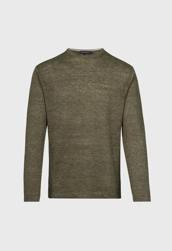 Olive Paul Stuart Linen Crewneck | UK_PAUL64120