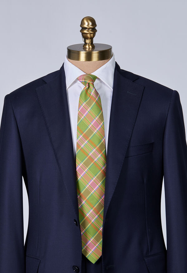 Olive Paul Stuart Printed Silk Plaid | UK_PAUL16663