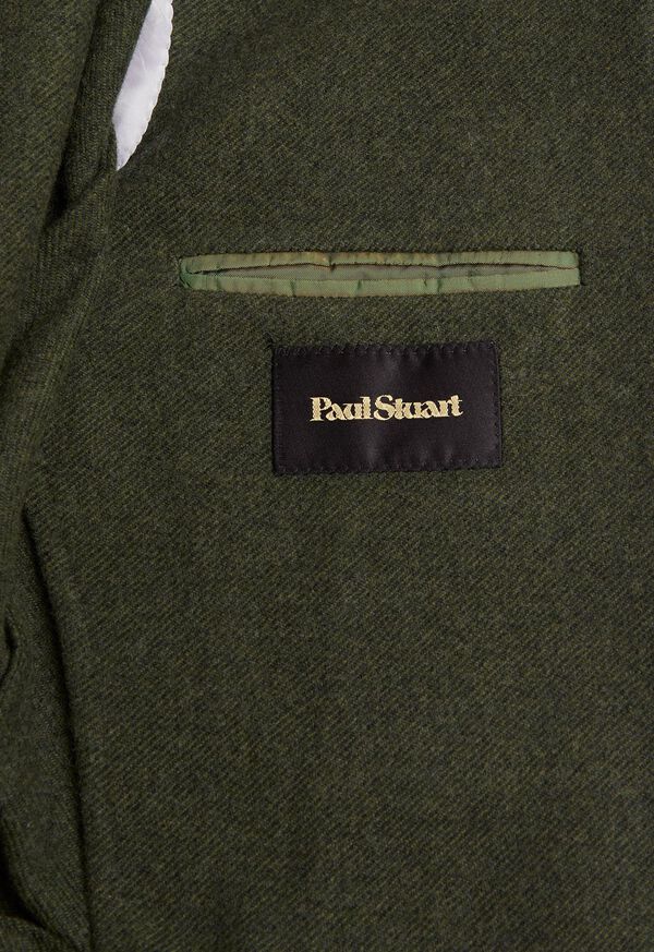 Olive Paul Stuart Solid Wool Soft Constructed | UK_PAUL66730