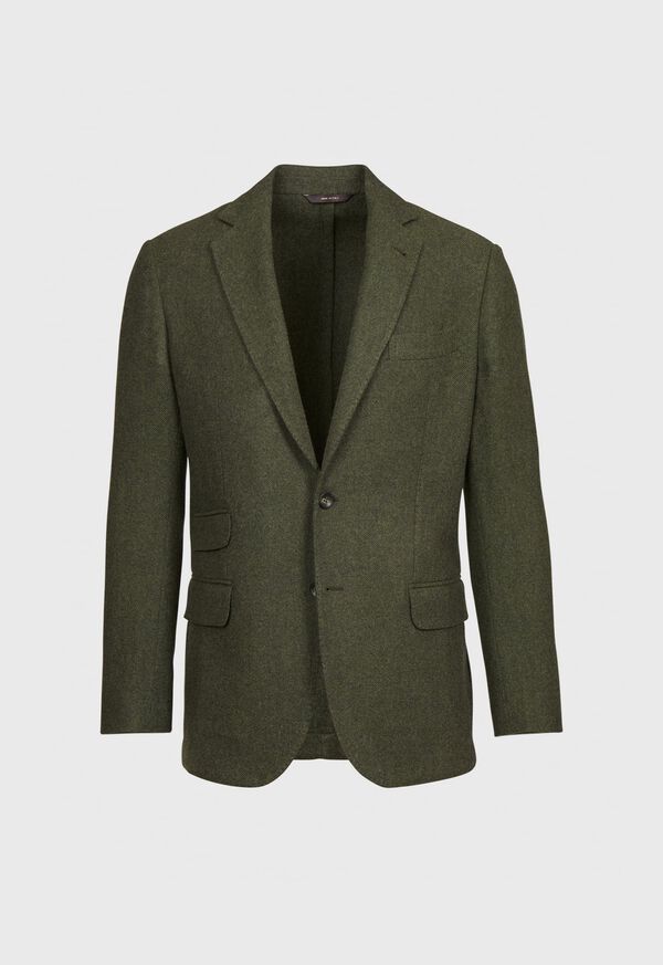 Olive Paul Stuart Solid Wool Soft Constructed | UK_PAUL66730