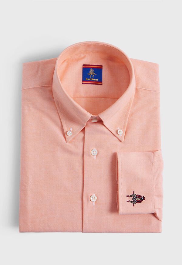 Orange Paul Stuart Cotton Oxford | UK_PAUL23867