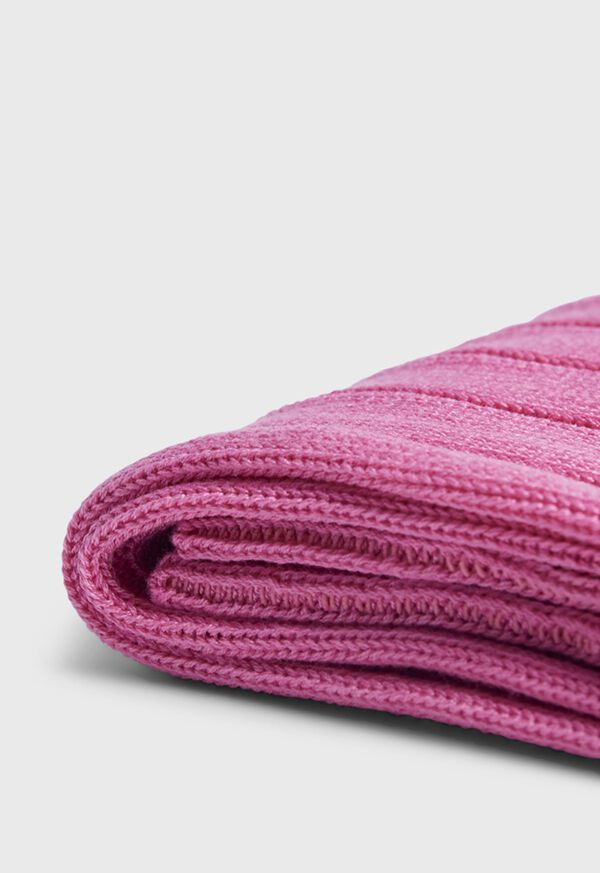 Pink Paul Stuart Mercerized Cotton Ribbed | UK_PAUL94217