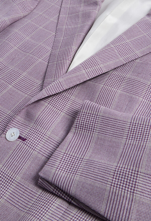 Purple Paul Stuart Cashmere Plaid | UK_PAUL53992