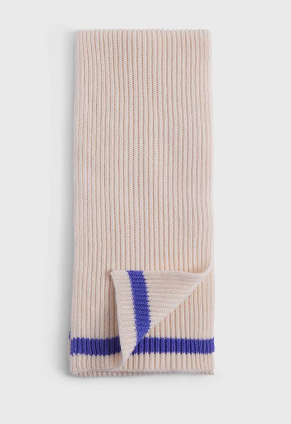 Purple Paul Stuart Cashmere Stripe Scarf | UK_PAUL11067