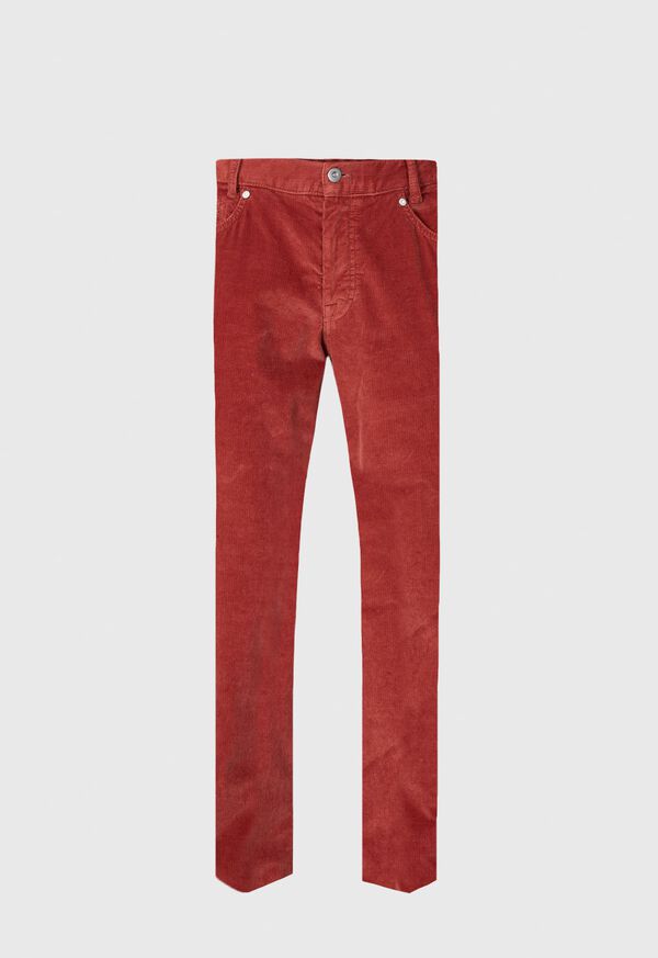 Red Paul Stuart Classic Five-Pocket Corduroy | UK_PAUL59156