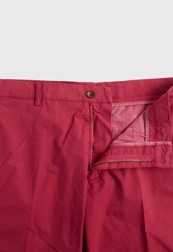 Red Paul Stuart Cotton Bermuda Short | UK_PAUL52024