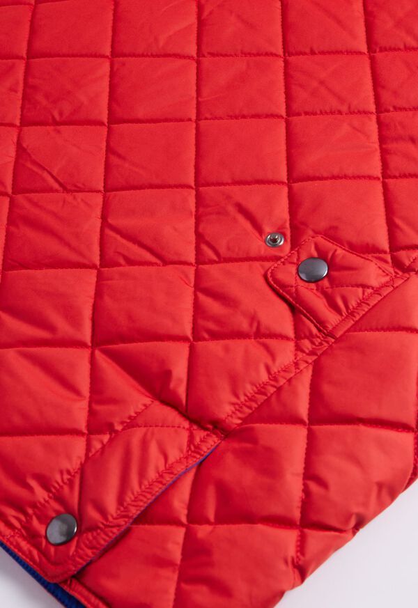 Red Paul Stuart Diamond Quilted Vest | UK_PAUL50983