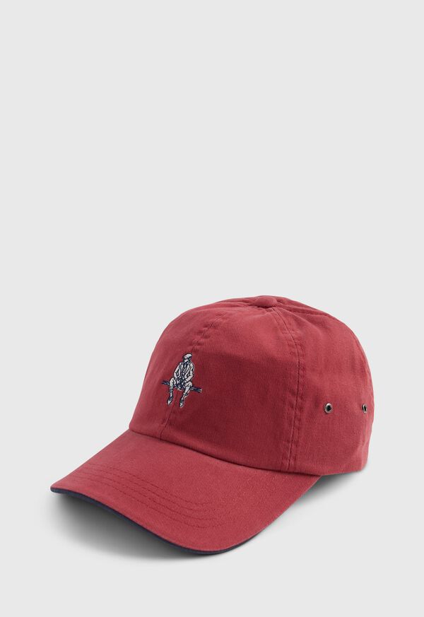 Red Paul Stuart Logo Baseball Cap | UK_PAUL62140