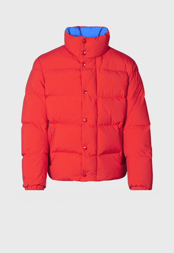 Red Paul Stuart Puffer Jacket | UK_PAUL53737