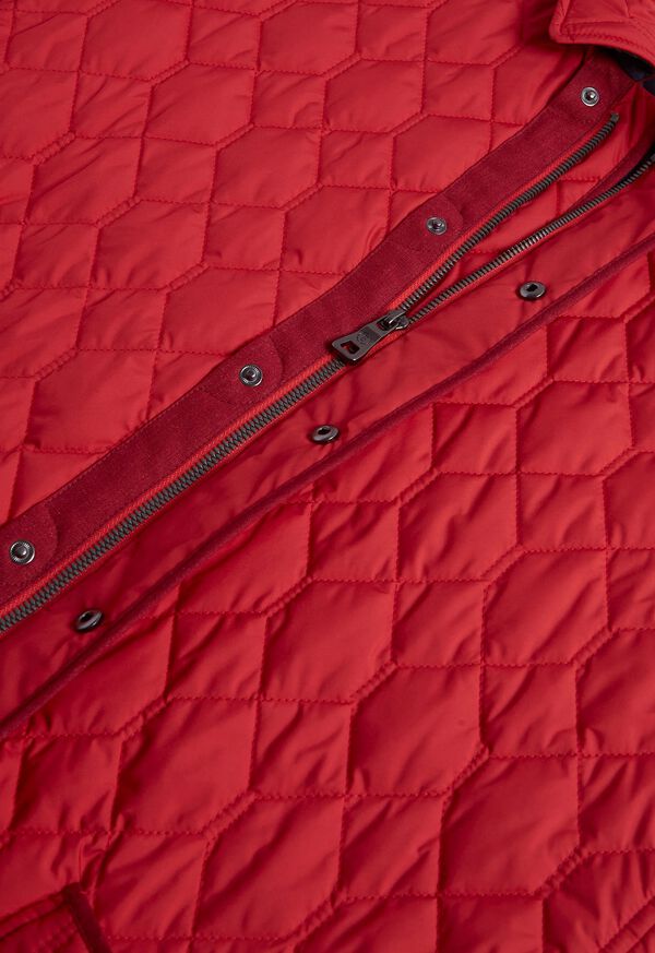 Red Paul Stuart Quilted Barn Jacket | UK_PAUL33941