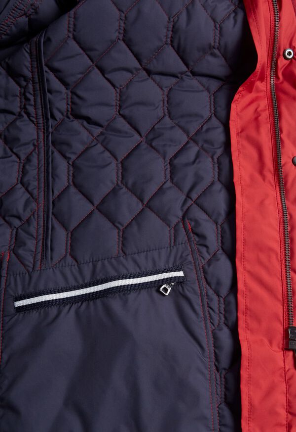 Red Paul Stuart Quilted Barn Jacket | UK_PAUL33941