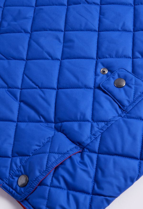 Royal Blue Paul Stuart Diamond Quilted Vest | UK_PAUL52767