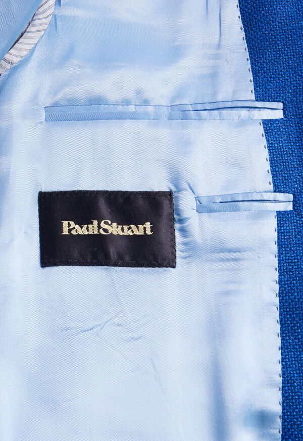 Royal Blue Paul Stuart Hopsack Summer | UK_PAUL94055