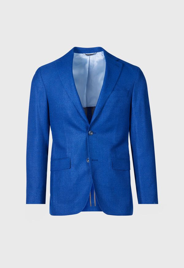 Royal Blue Paul Stuart Hopsack Summer | UK_PAUL94055