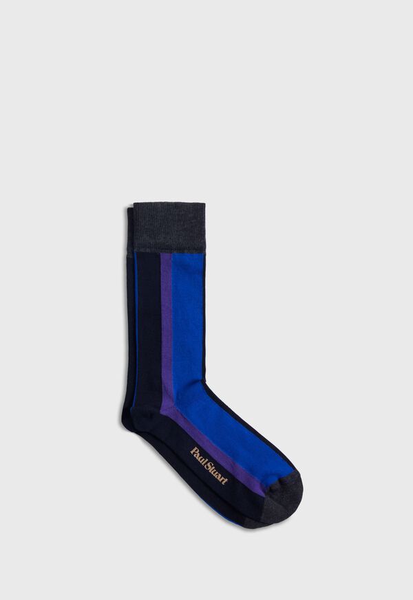 Royal Blue Paul Stuart Racing Stripe | UK_PAUL37515