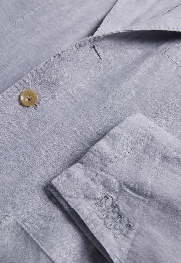 Silver Paul Stuart Linen Garment Dyed | UK_PAUL71613