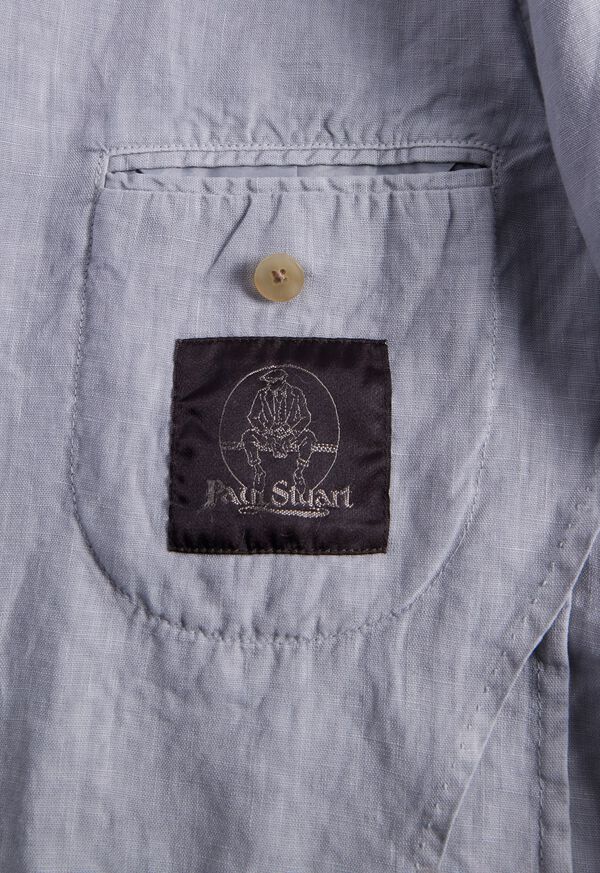 Silver Paul Stuart Linen Garment Dyed | UK_PAUL71613