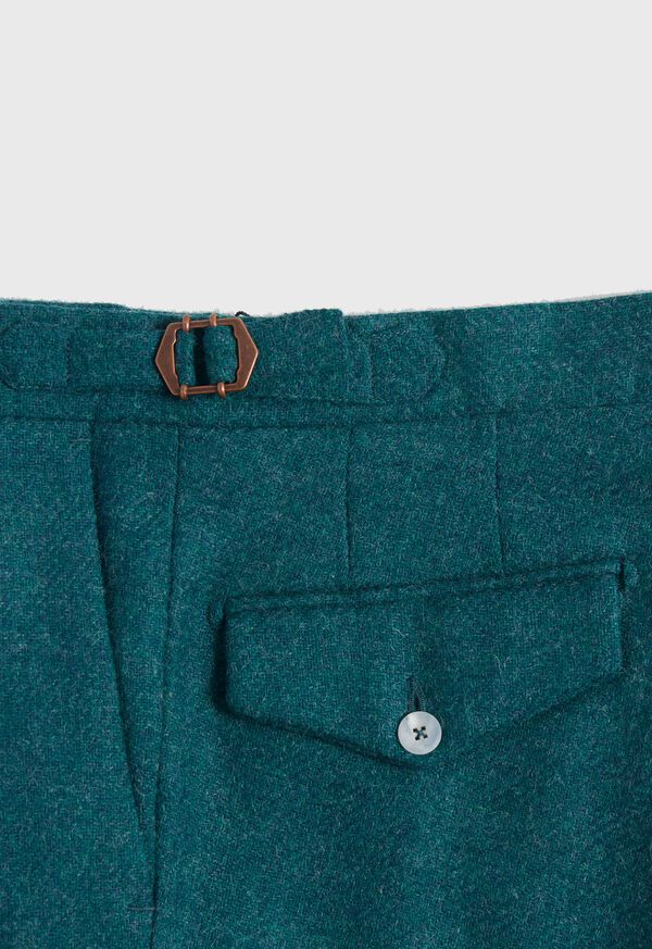 Turquoise Paul Stuart Shetland Wool French Pleat | UK_PAUL60946