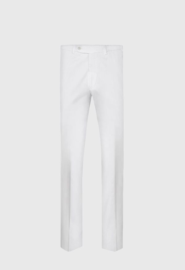 White Paul Stuart Cotton Plain Front Newton | UK_PAUL79434