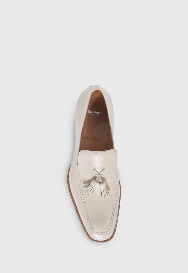 White Paul Stuart Major Leather Tassel | UK_PAUL99634